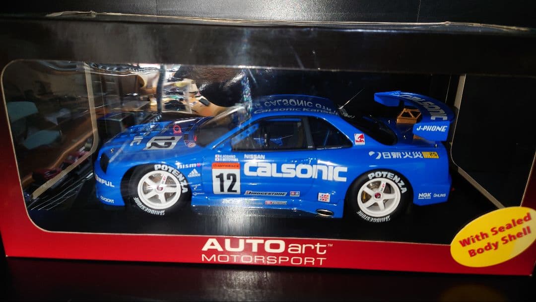 autoart 1/18 日産 GT-R r34 カルソニック 2001 オートアート 2001 AUTOart 1/18 JGTC #12 カルソニック スカイライン