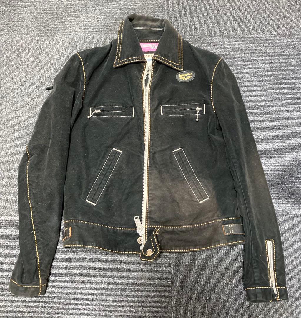 ジュンヤワタナベ コムデギャルソン マン ピンク ルイスレザー