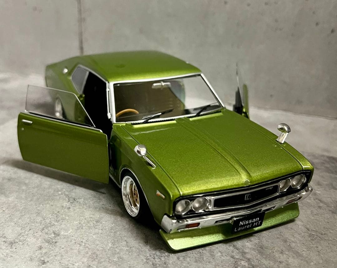 国産名車 1/24 日産 ローレル カスタム ガレージ ジオラマ ZⅡ