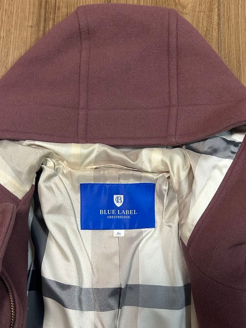 maimai様専用ブルーレーベルクレストブリッジ ダッフルコート 36サイズ