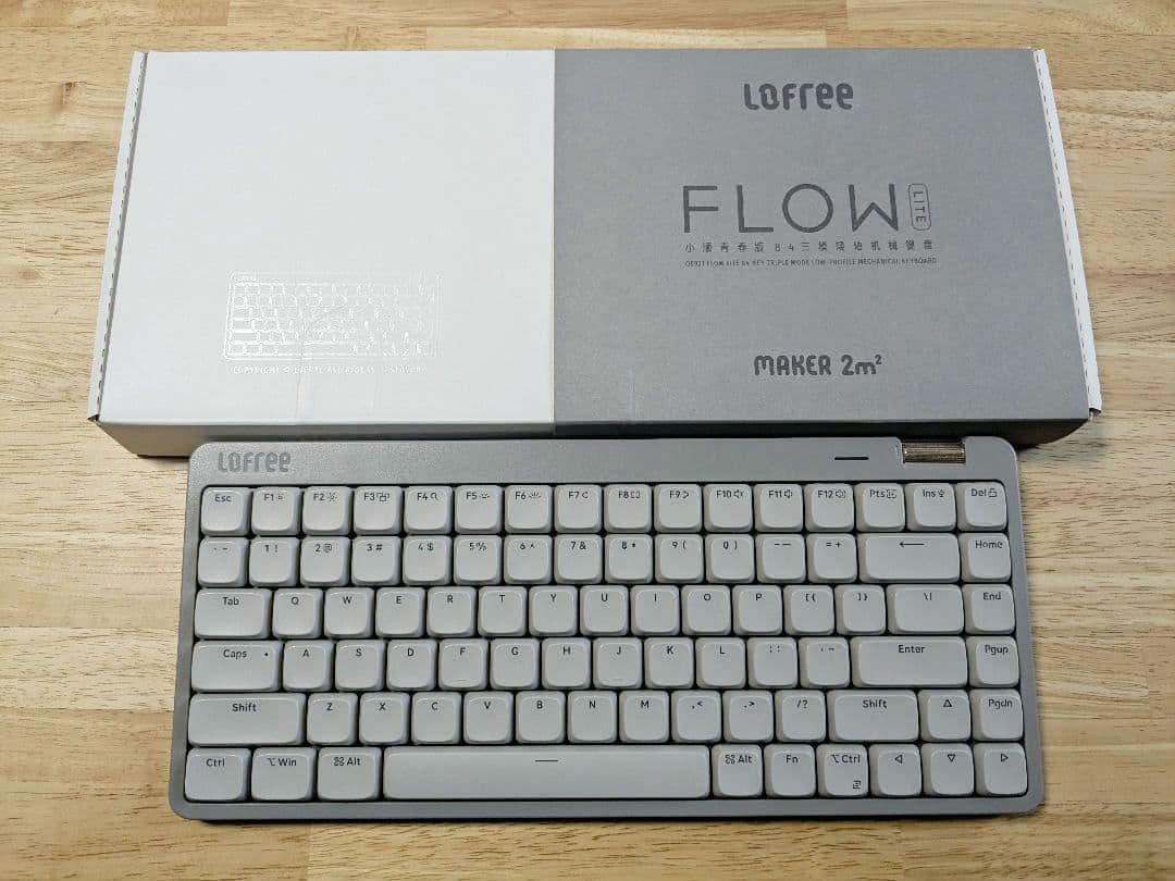 Lofree Flow Lite 84 グレー Lofree Flow LITE Mechanical Keyboard Review - digitalchumps