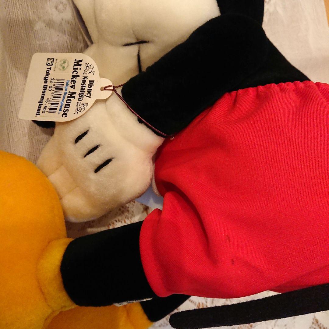 ノスタルジアミッキーぬいぐるみ