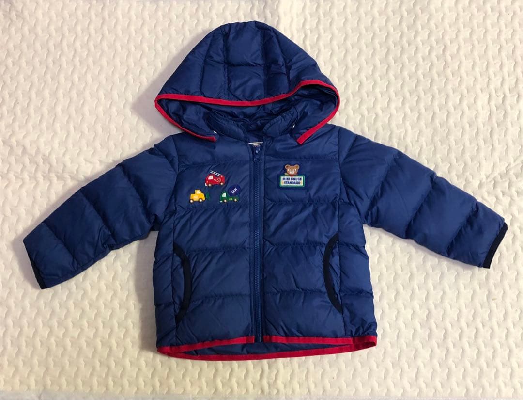 MIKI HOUSE STANDARD ネイビー ダウン90%コート - メルカリ