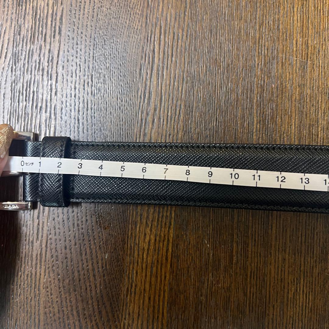 PRADAレザーピンバックルベルト2CC001 プラダ ビジネス - メルカリ