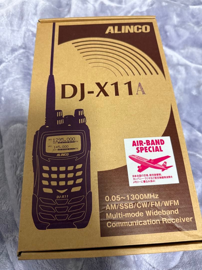 ALINCO DJ-X11A エアバンドスペシャル 充電器付 広帯域受信 - メルカリ