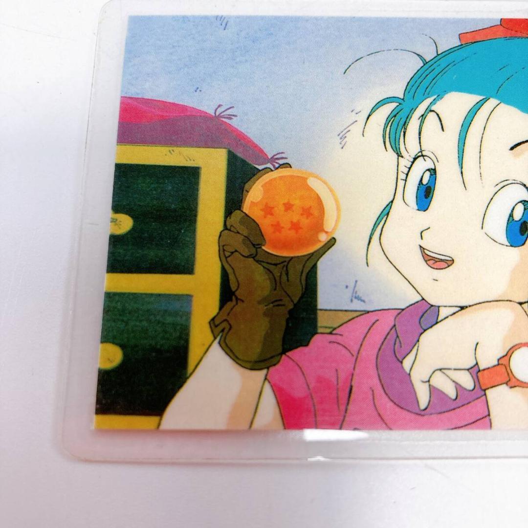 公式シール有】ドラゴンボール 初期 無印 ブルマ ラミネートカード