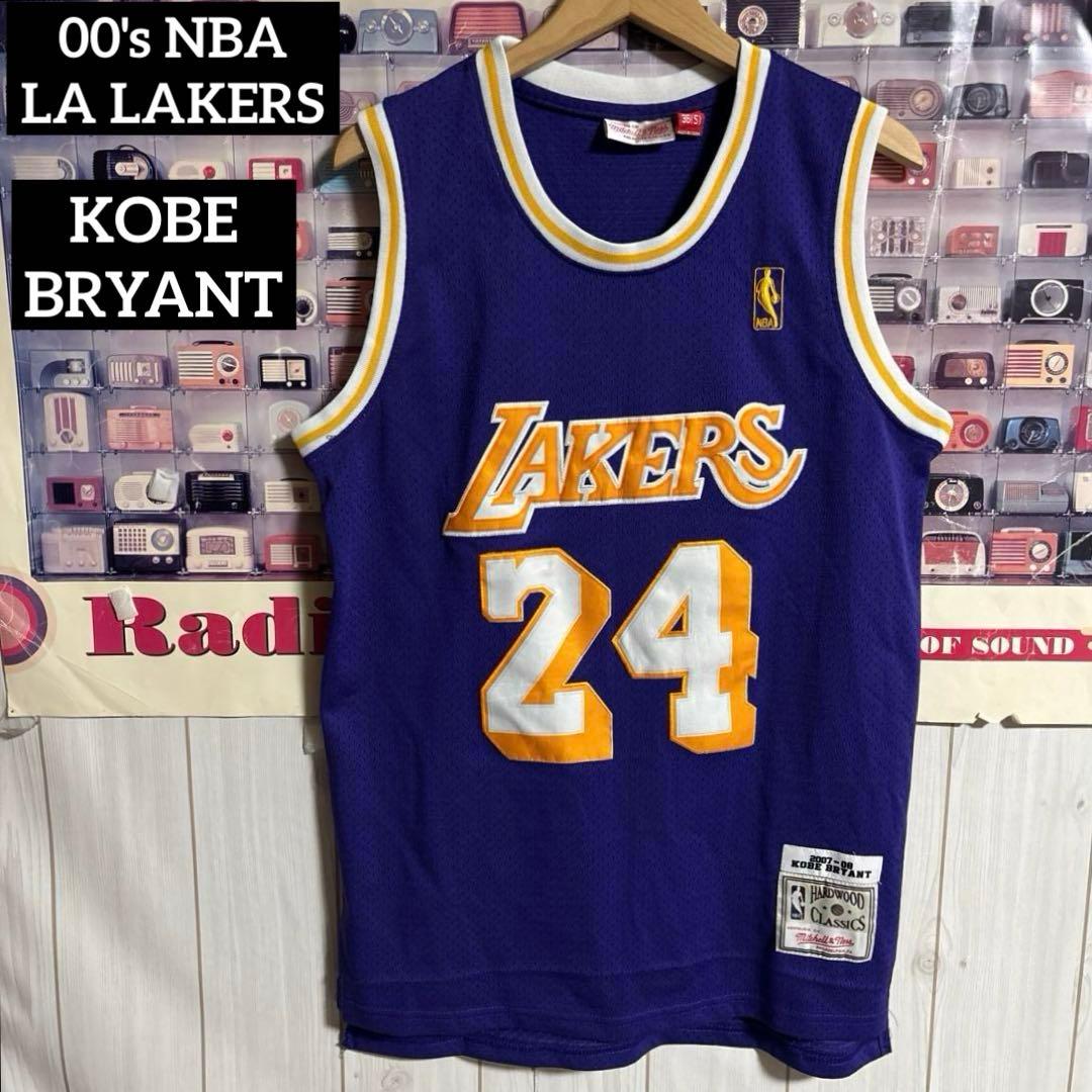 00s NBAロサンゼルスレイカーズコービーブライアントゲームシャツ