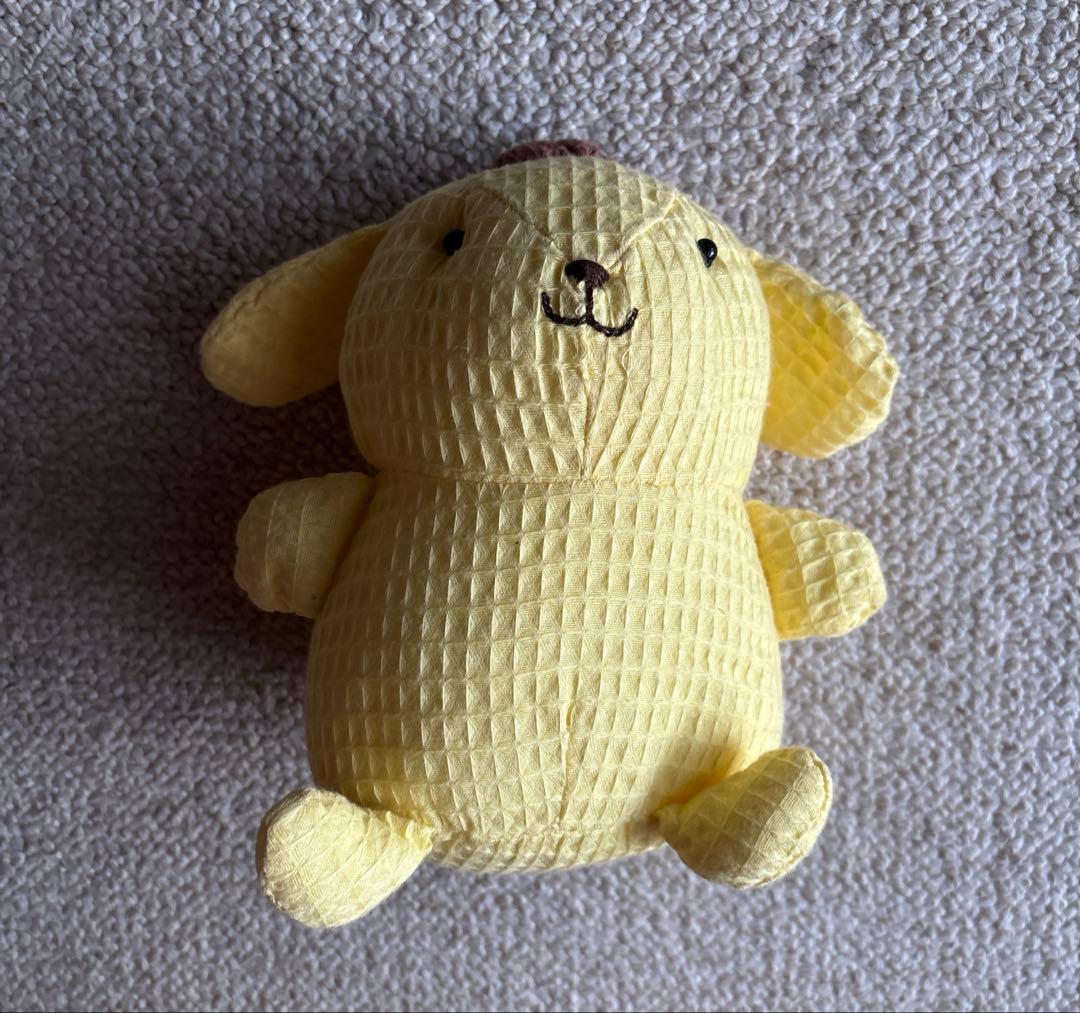 ポムポムプリン　ぬいぐるみ　当時物　1998年　平成レトロ　サンリオ　エイコー