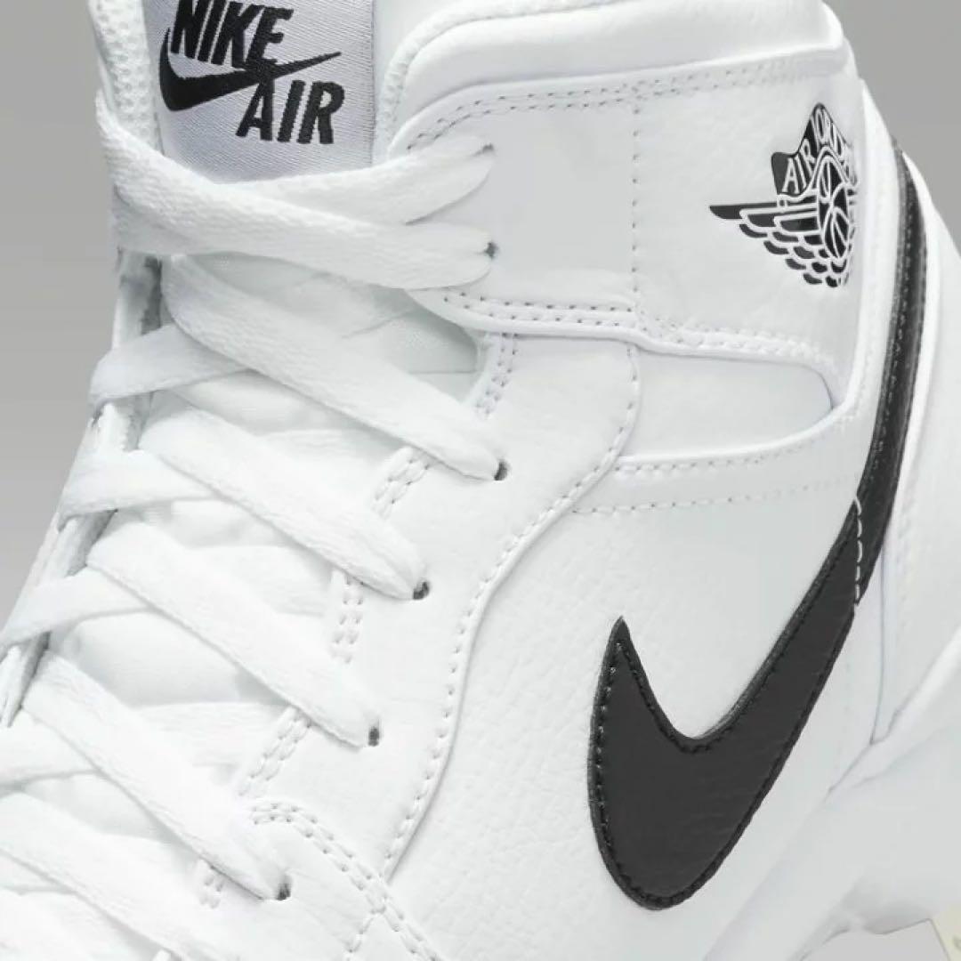 ナイキ ジョーダン 1 26 野球 スパイク 靴 シューズ 白 ベースボール