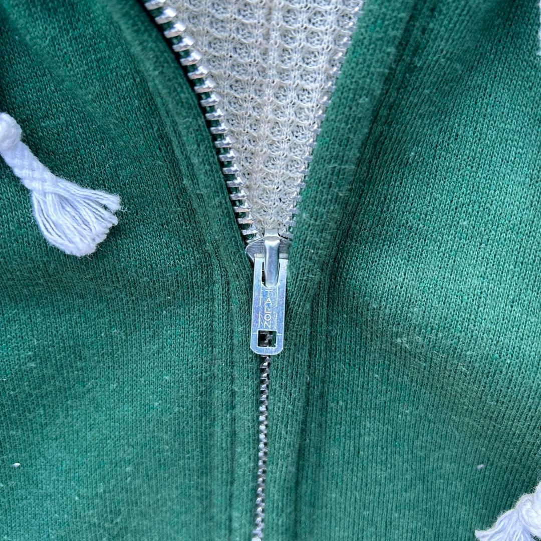 70s Healthknit ジップパーカー 裏地サーマル USA製