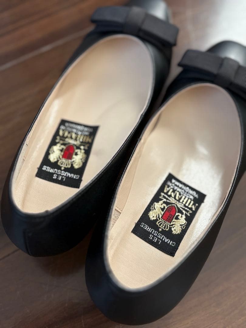 MIHAMA ミハマ　パンプス　23.5cm リボンパンプス