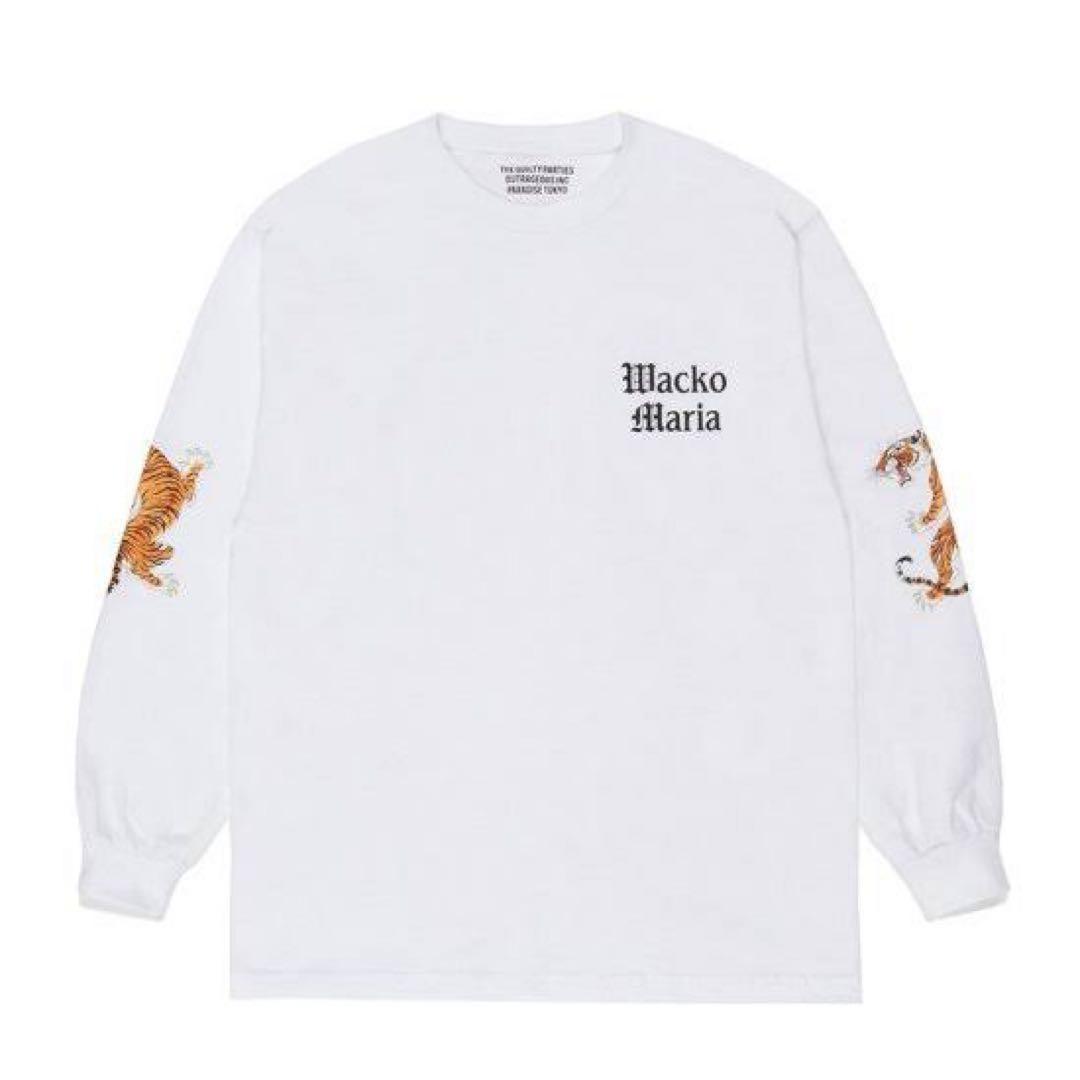 美品 XL 白 WACKOMARIA 23ss Tim Lehi ロングTシャツ - メルカリ