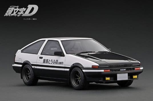 1/18 頭文字Dトヨタ86 スプリンタートレノ藤原拓海フィギュア付