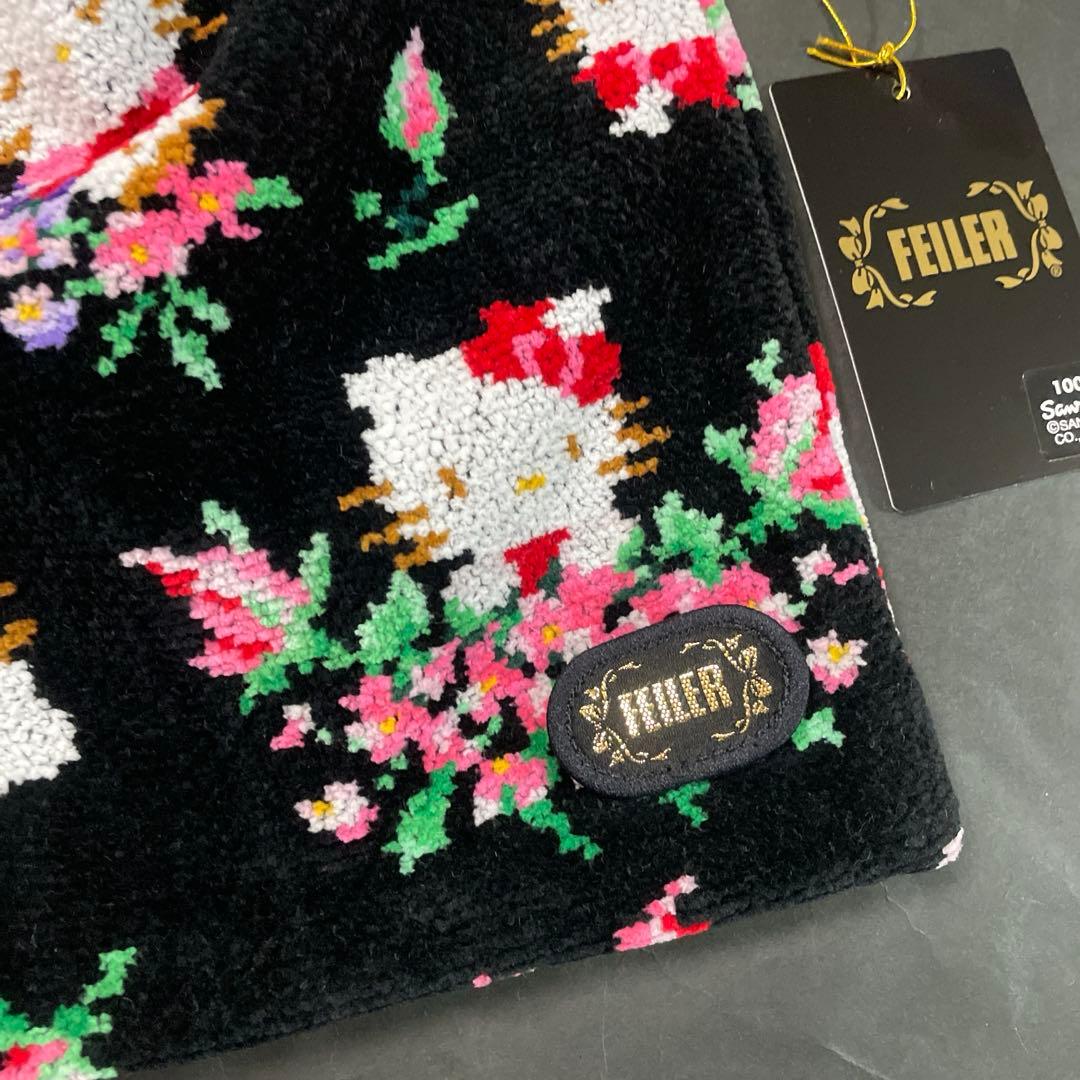 新品タグ付♡FEILER フェイラー♡巾着ポーチ♡ハローキティコラボ