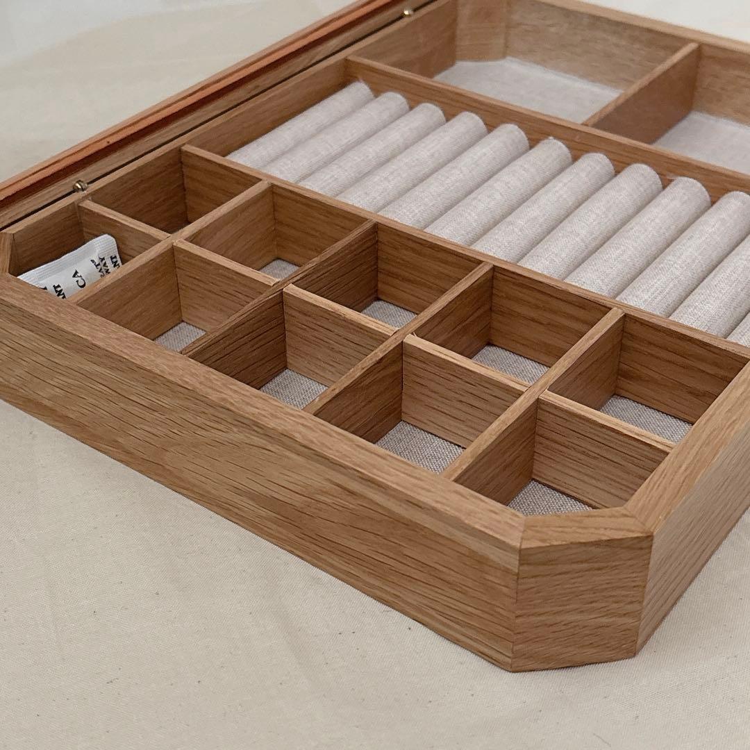 新品 ꕤ ZARAHOME ウッドジュエリーボックス アクセサリーケース