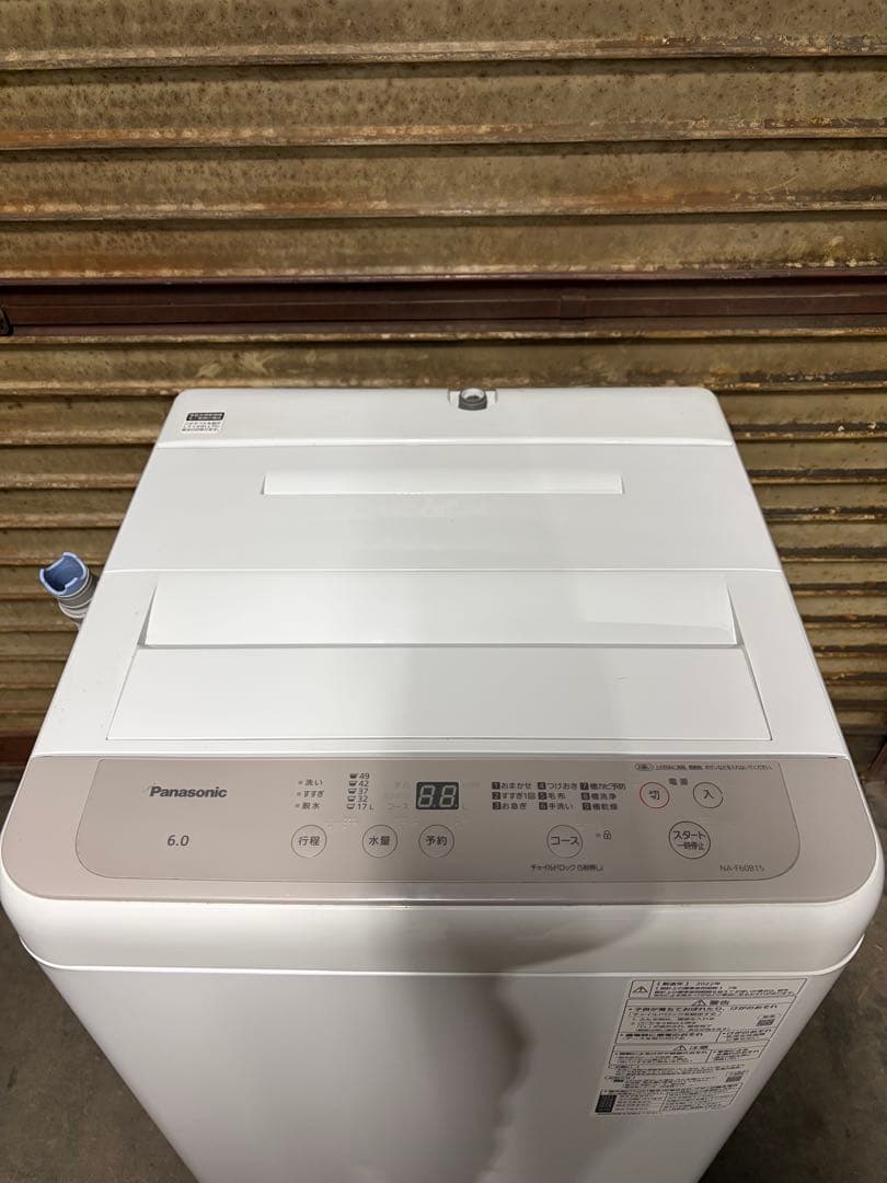 パナソニック 洗濯機 6.0kg NA-F60B15 2022年製 - メルカリ