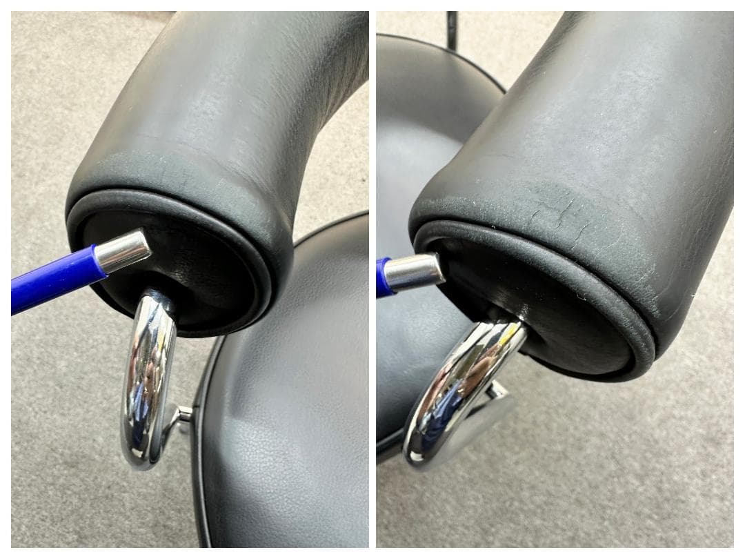 訳アリ品□Cassina/カッシーナ□LC7 スウィベルチェア ル