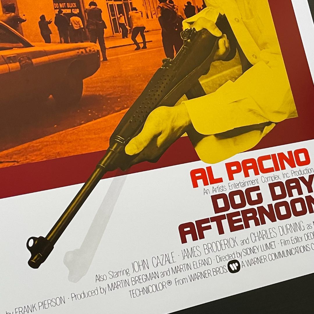 海外版ポスター『狼たちの午後』（Dog Day Afternoon）アルパチーノ