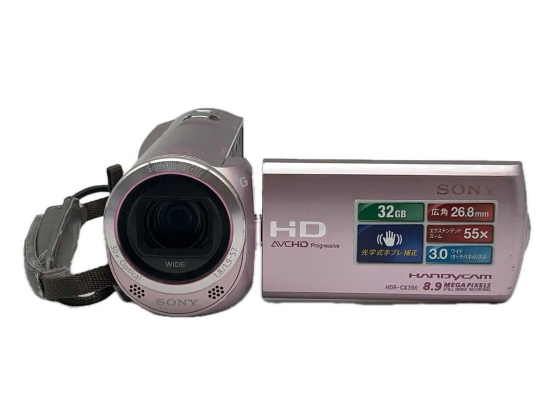 【動作確認ＯＫ】SONY ビデオカメラ HDR-CX390 -329-
