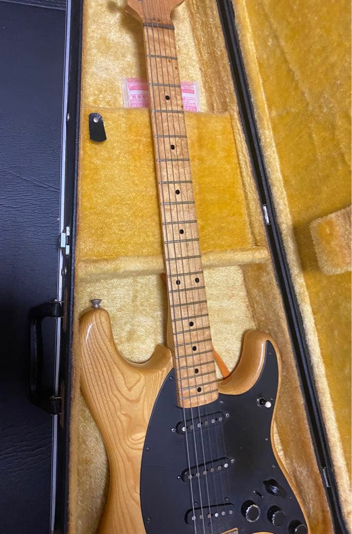 MusicMan風　エレキギター ナチュラルウッド ビザール　ヴィンテージ