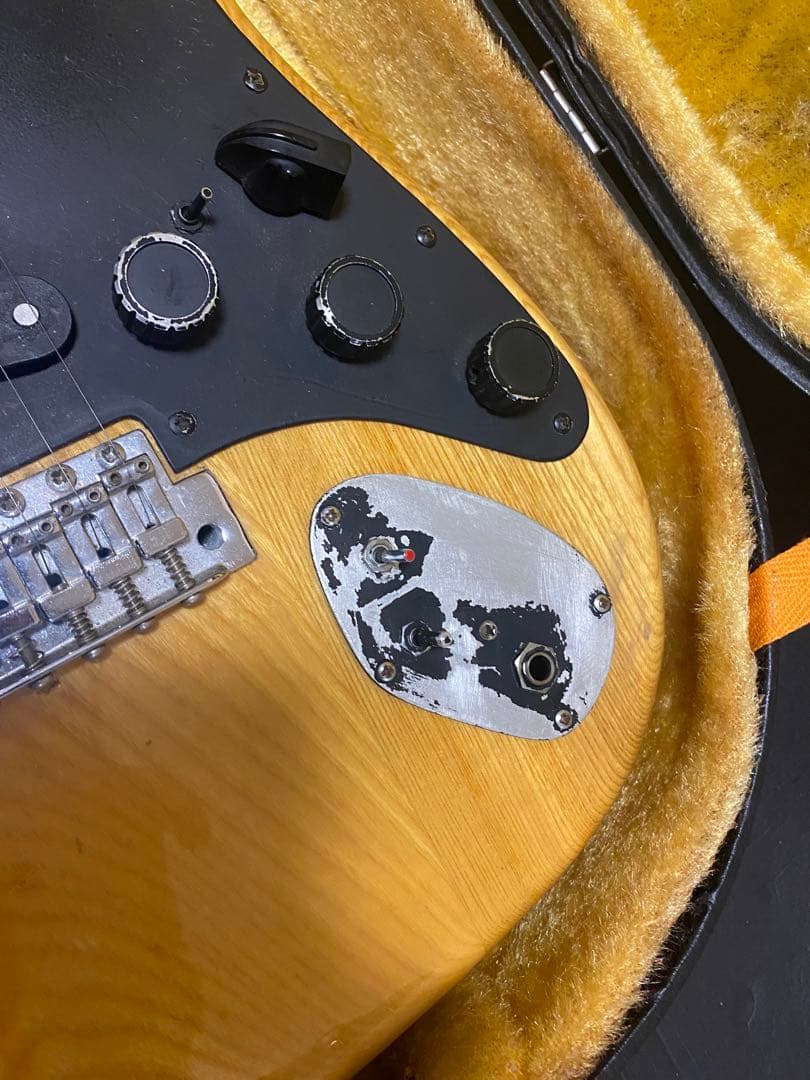 MusicMan風　エレキギター ナチュラルウッド ビザール　ヴィンテージ