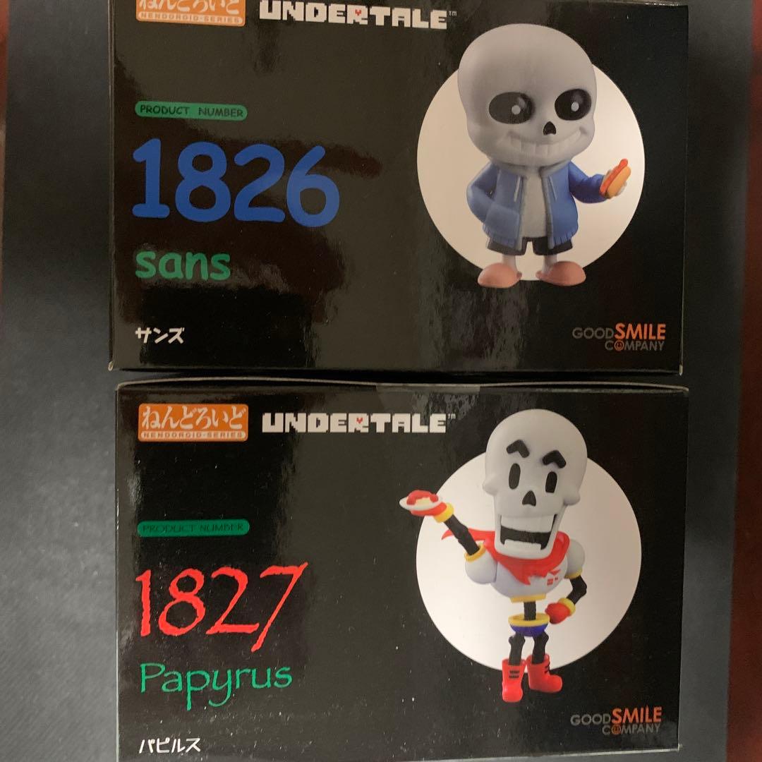 ぽ*み様 取置き可 UNDERTALE ねんどろいど サンズ パピルス セット