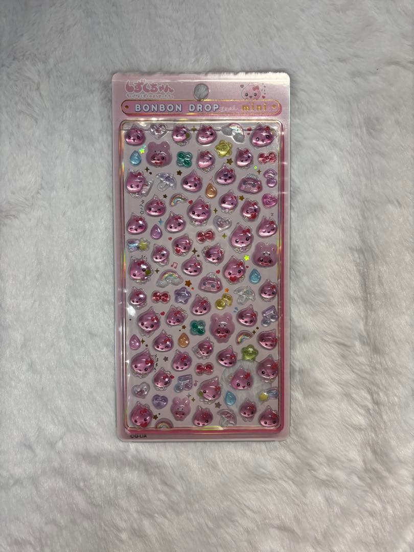 しずくちゃんシール　ボンボンドロップシール　おはじきシール　ウォーターシール