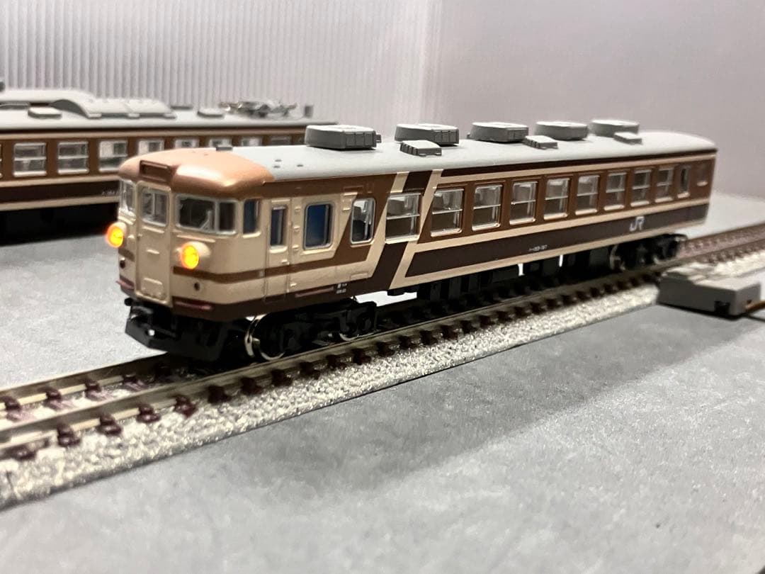 KATO 165系　ムーンライト　茶　3両セット