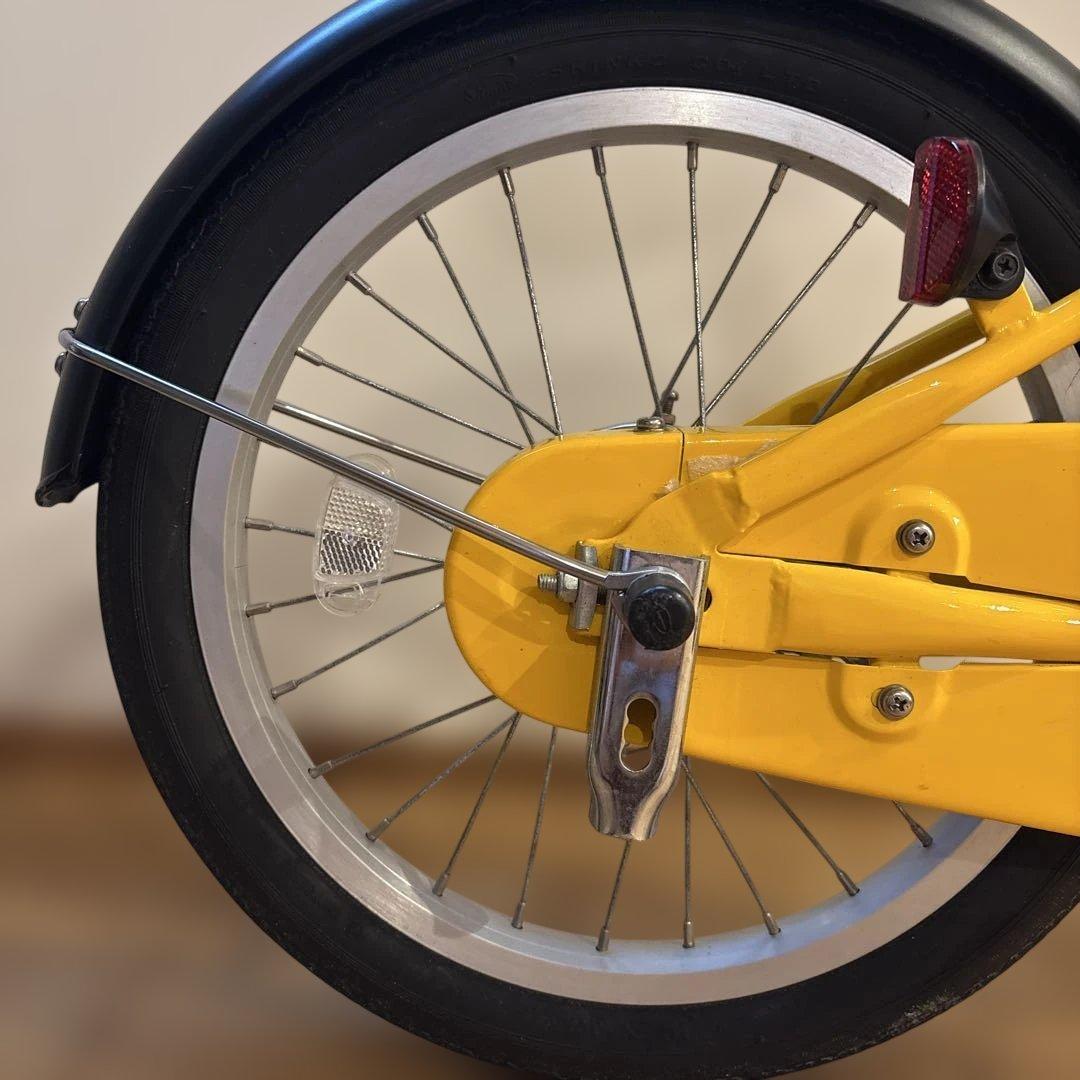 無印良品 こども自転車 16型幼児自転車 イエロー 神奈川県内手渡し