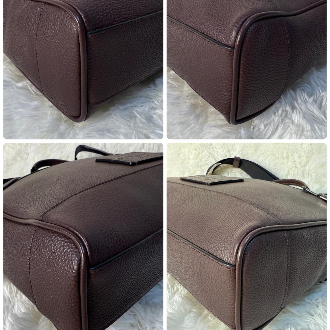 極美品】コーチ ハドソン メッセンジャー ダークブラウン 2WAY 30623