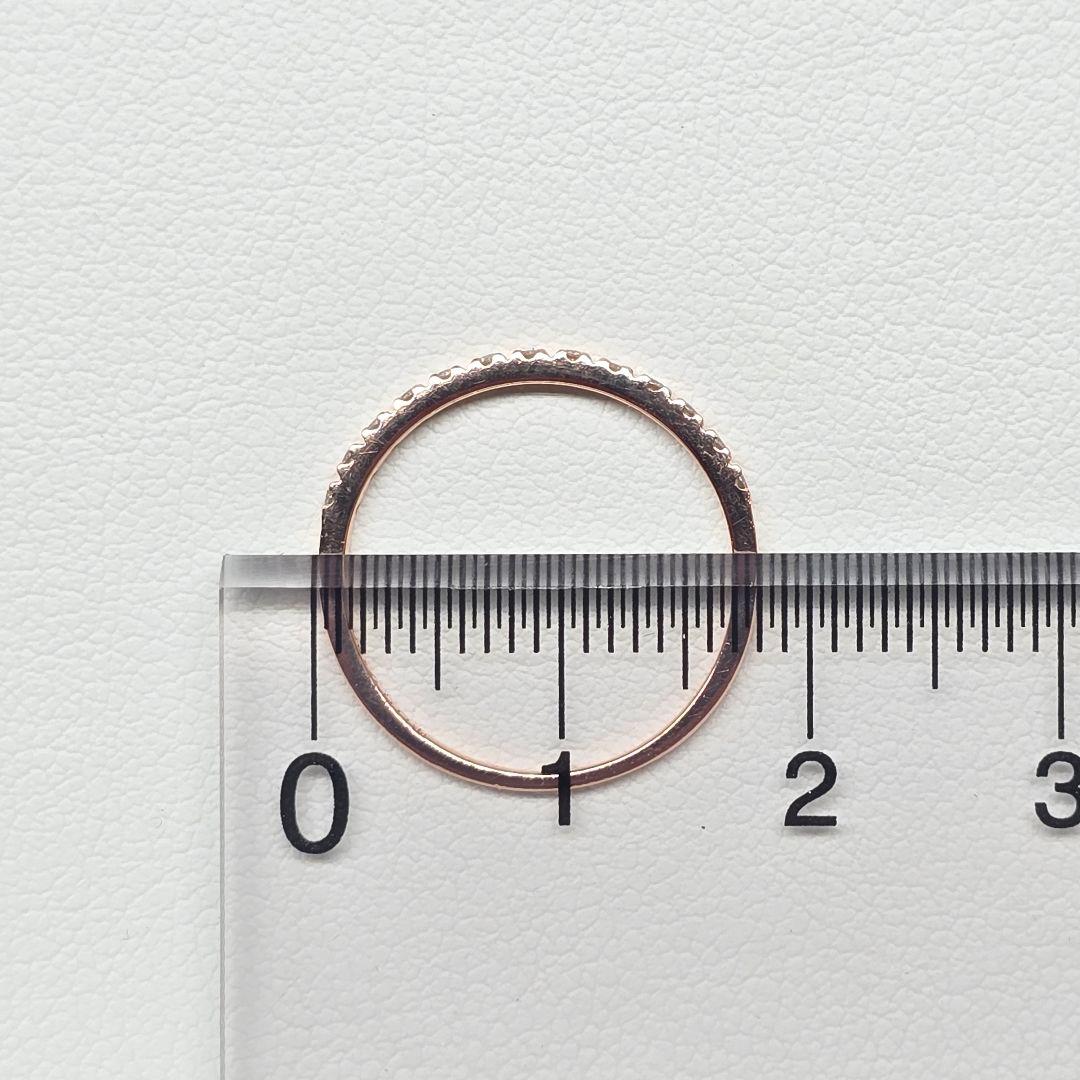 K10 ダイヤモンドリング 0.06ct 9号 ハーフエタニティ