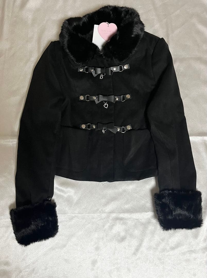 ミシェルマカロン ハニーミュウ honey mew ショート コート F - メルカリ