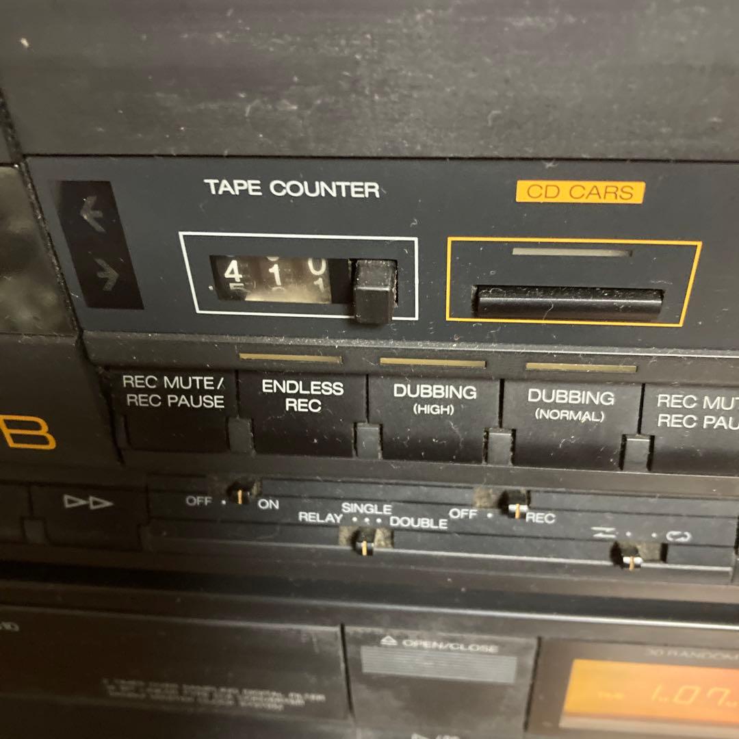 中古Sansui S-E310 CD・カセットWデッキセット[プレヤー別途販売