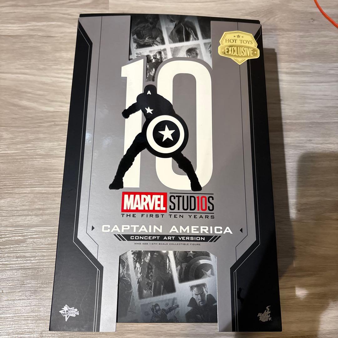 【美品】 ホットトイズ キャプテンアメリカ コンセプトアート版