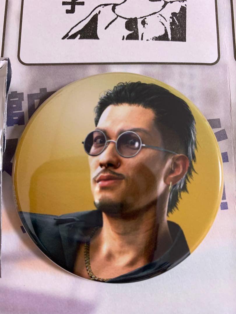 龍が如く8 趙天佑 ハワイアンズ スタンプラリー 缶バッジ 台紙セット