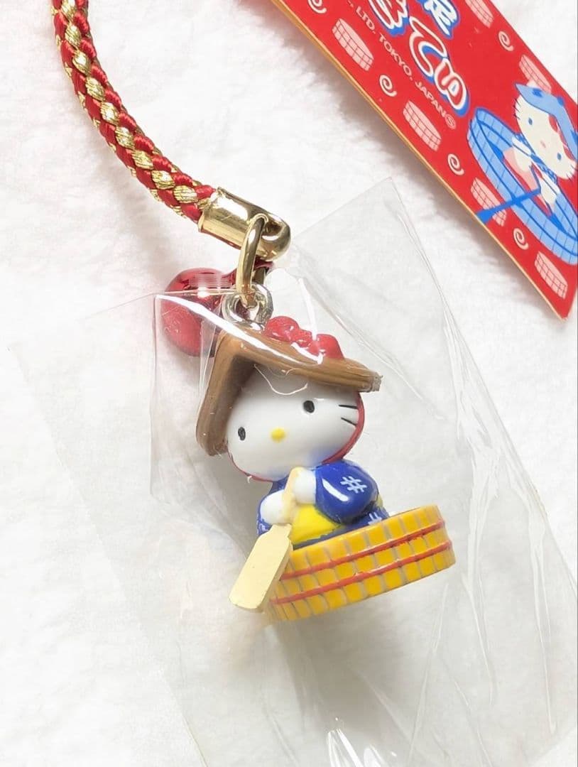 ご当地キティ 根付け 佐渡島限定 たらい舟 ストラップ - メルカリ