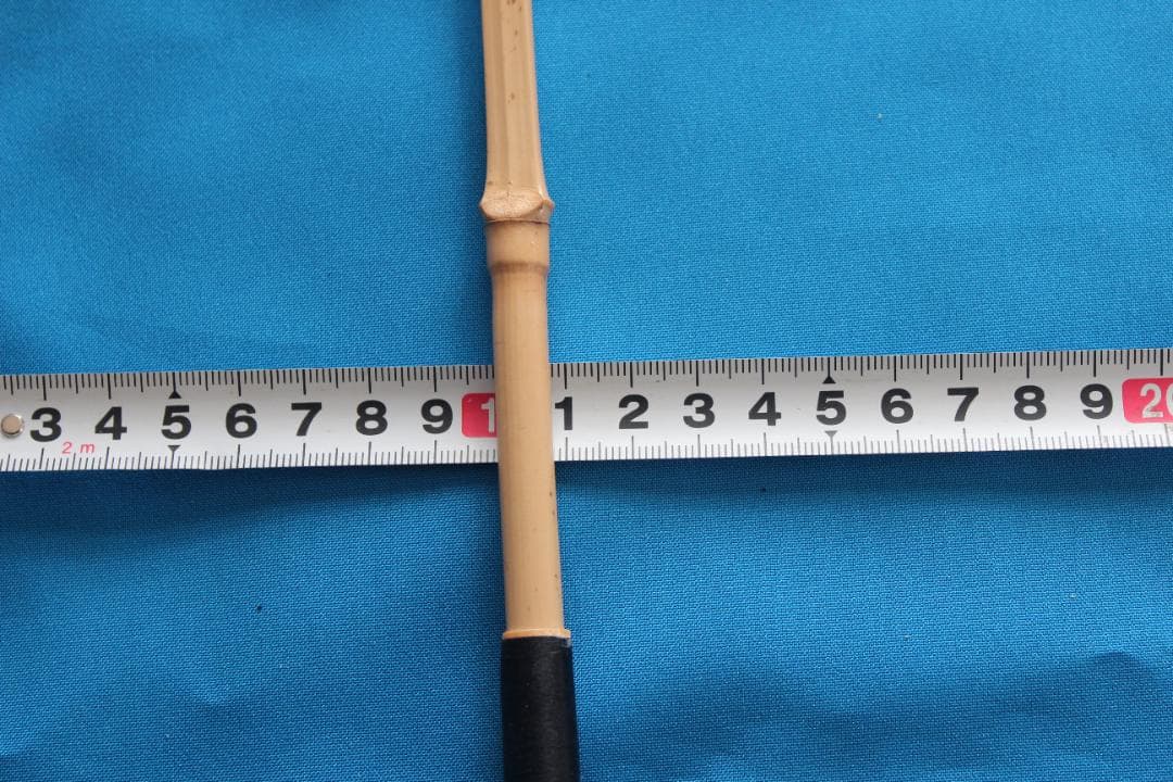 RNO83 タナゴ和竿 3本繋ぎ、2本繋ぎでも使える布袋竹 半製品 色塗り