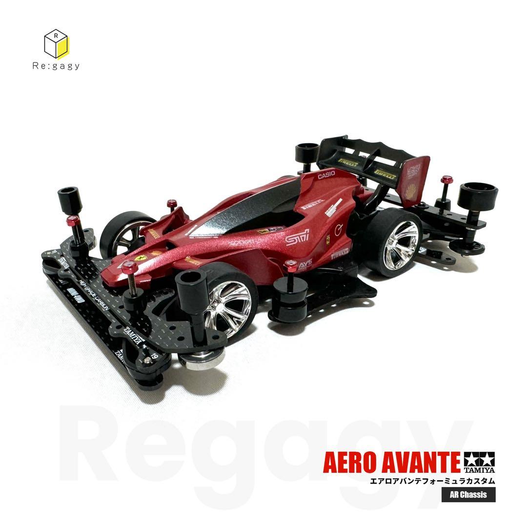 ミニ四駆 エアロアバンテ ARフォーミュラカスタム 塗装済み 完成品 未走行