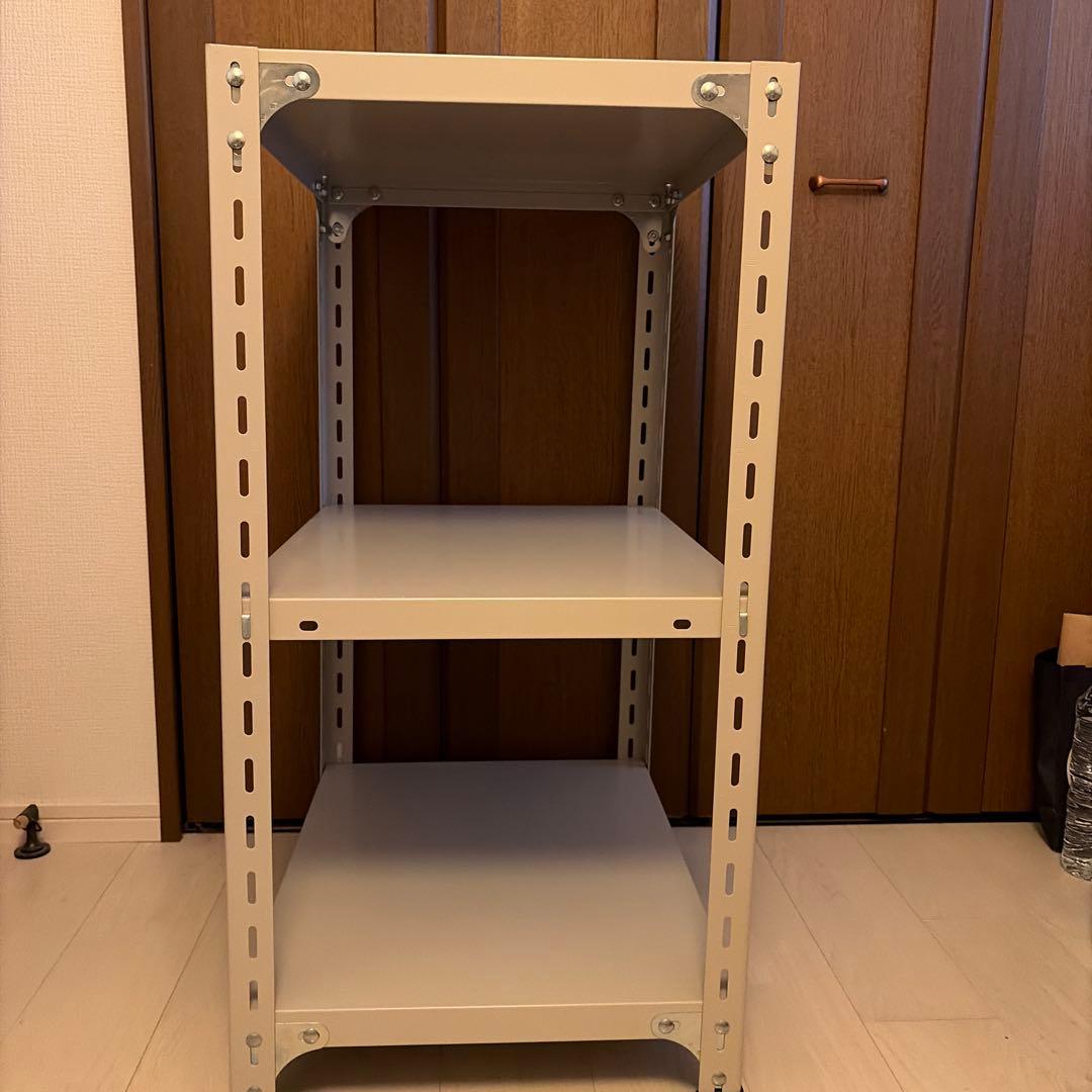 D&DEPARTMENT工業用スチールシェルフスリム（W610）・3段・D450 - メルカリ