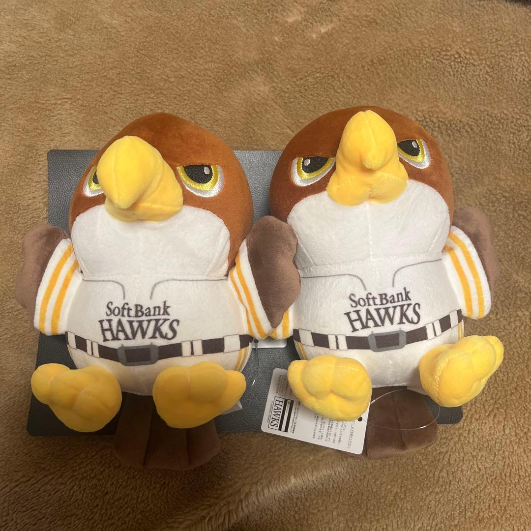 SoftBank Hawks ぬいぐるみ 2体セット6等 SoftBank Hawks ぬいぐるみ 2体セット6等 - メルカリ