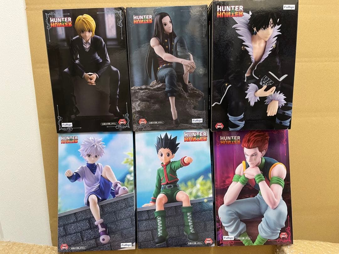 ハンターハンター ぬーどるストッパー フィギュア 全種 ケース&台座