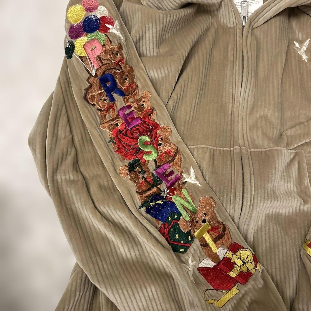 doublet 21ss カオス刺繍 ジップパーカー 熊 - メルカリ