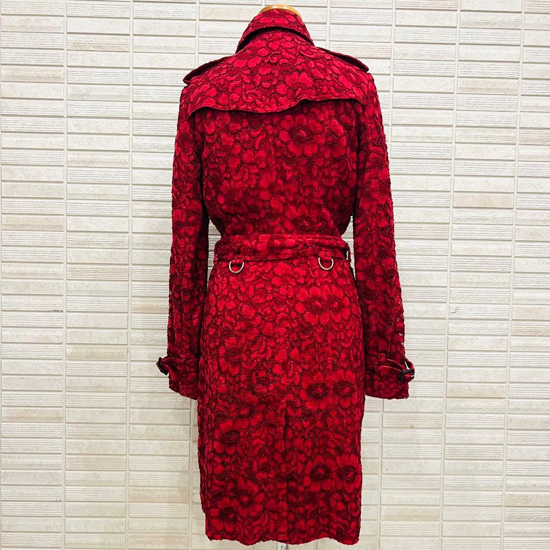 バーバリー プローサム トレンチコート ダブル 花柄 総レース 定価40万