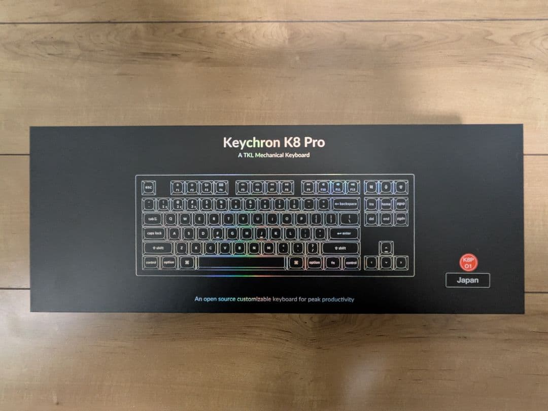 Keychron K8 Pro ホワイトモデル US配列 赤軸 Keychron K8 Pro QMK/VIA ワイヤレス・メカニカルキーボード(US配列