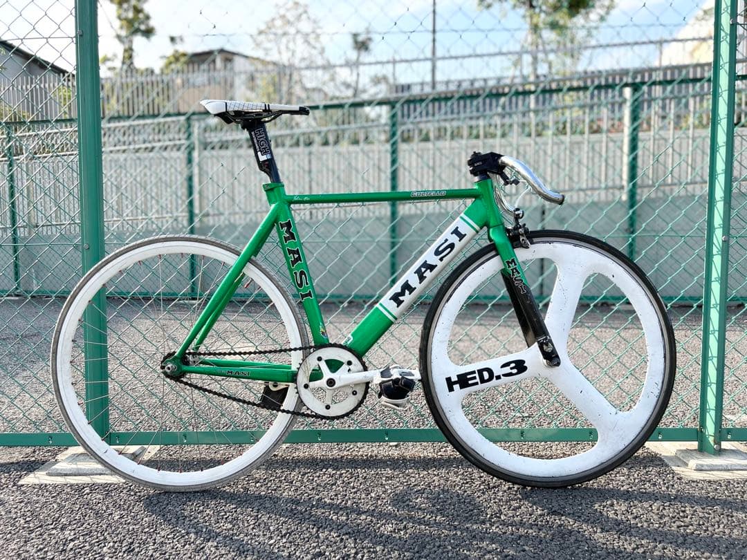 MASI COLTELLO CUSTOM ピスト 完成車 HED3 マジー 緑 - メルカリ