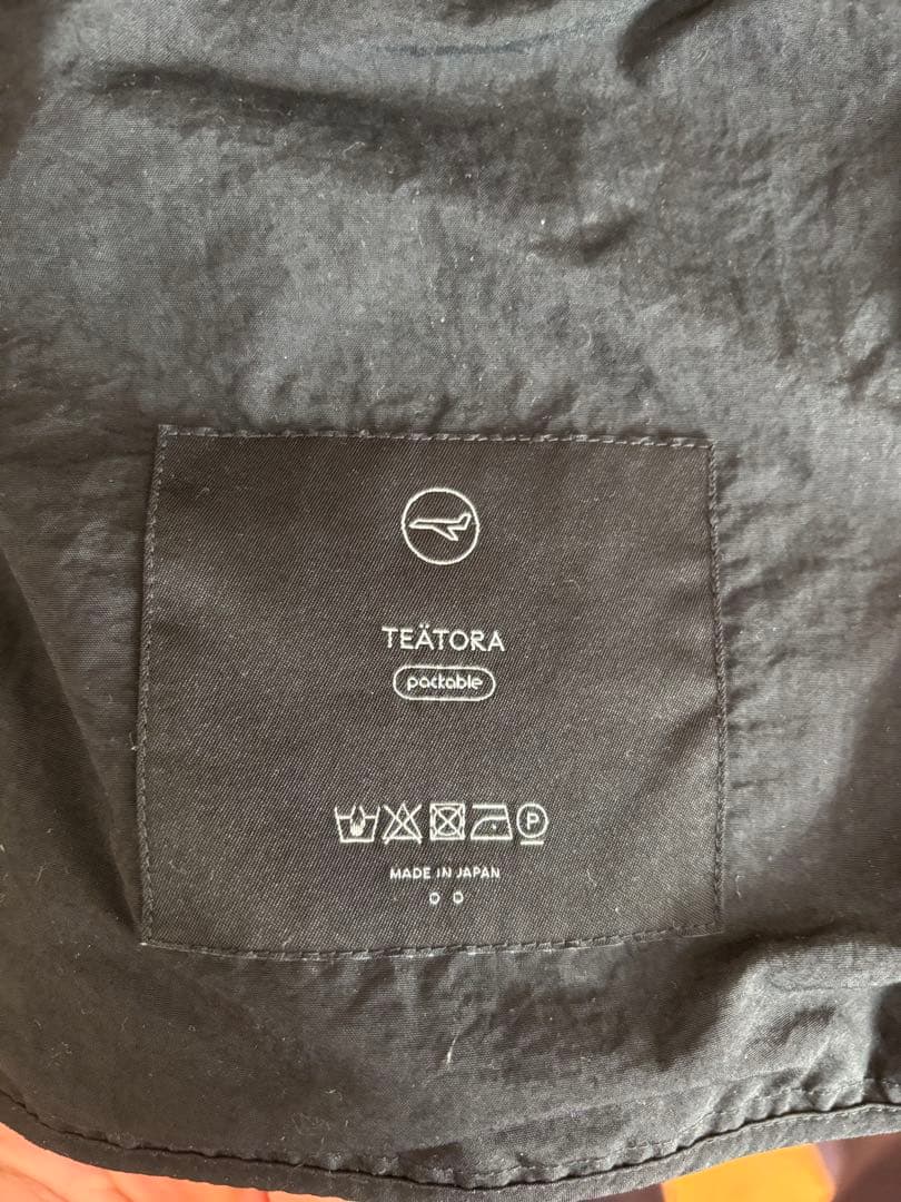 「TEATORA」DEVICE COAT PACKABLE -BLACK-