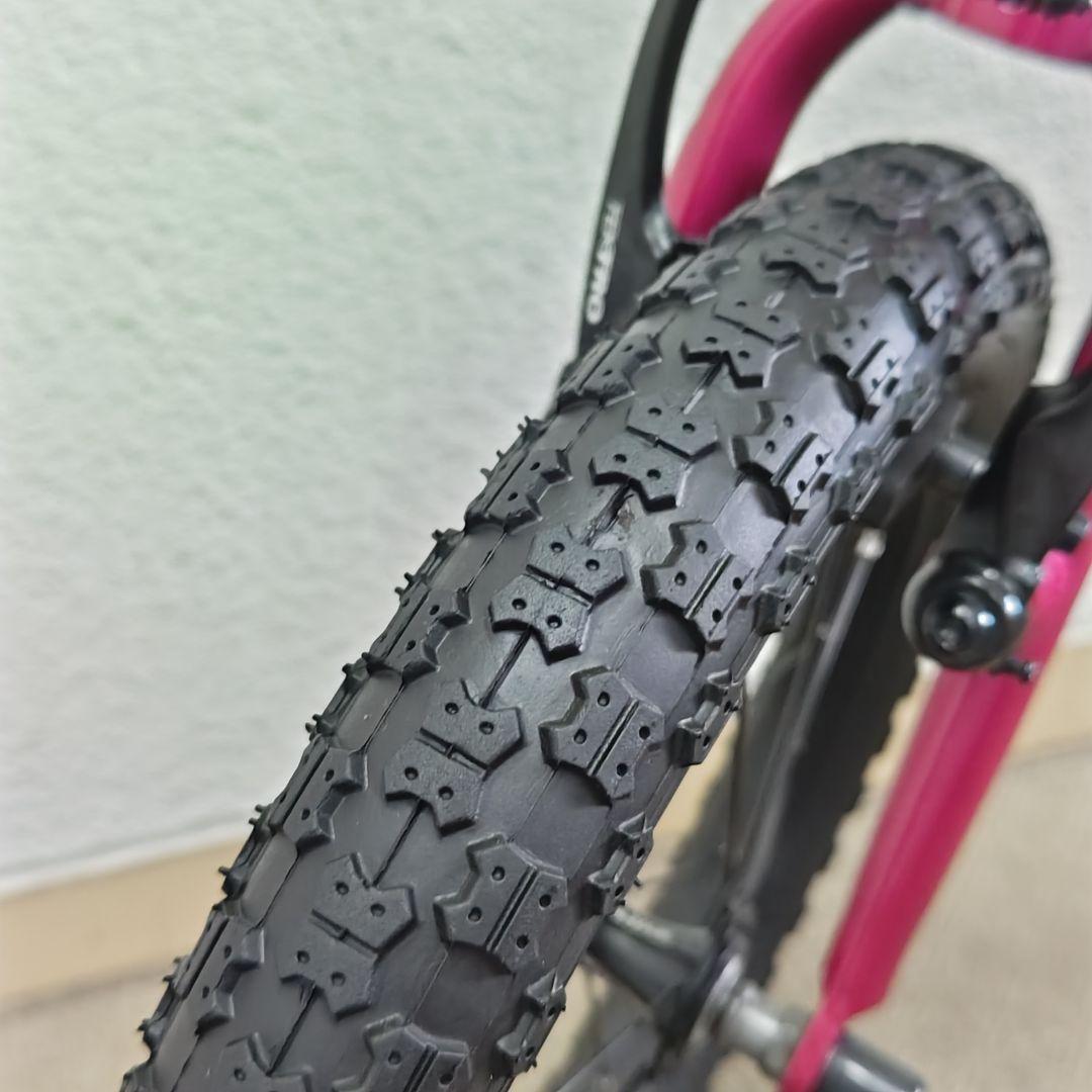 美品】ヨツバサイクル 16インチ クリスタルピンク - メルカリ