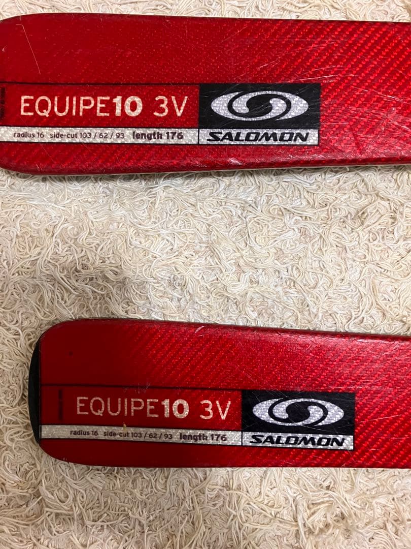 サロモン スキー板SALOMON EQUIPE 10 3V 176cm - メルカリ