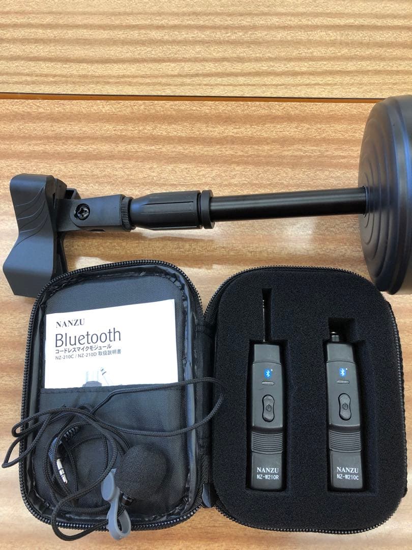 南豆無線電気 NANZU NZ-210C NZ-210R ＮＺ−２１０ＣＴＷ コードレスモジュール NZ−210C ピンマイク、ヘッドマイクなどの