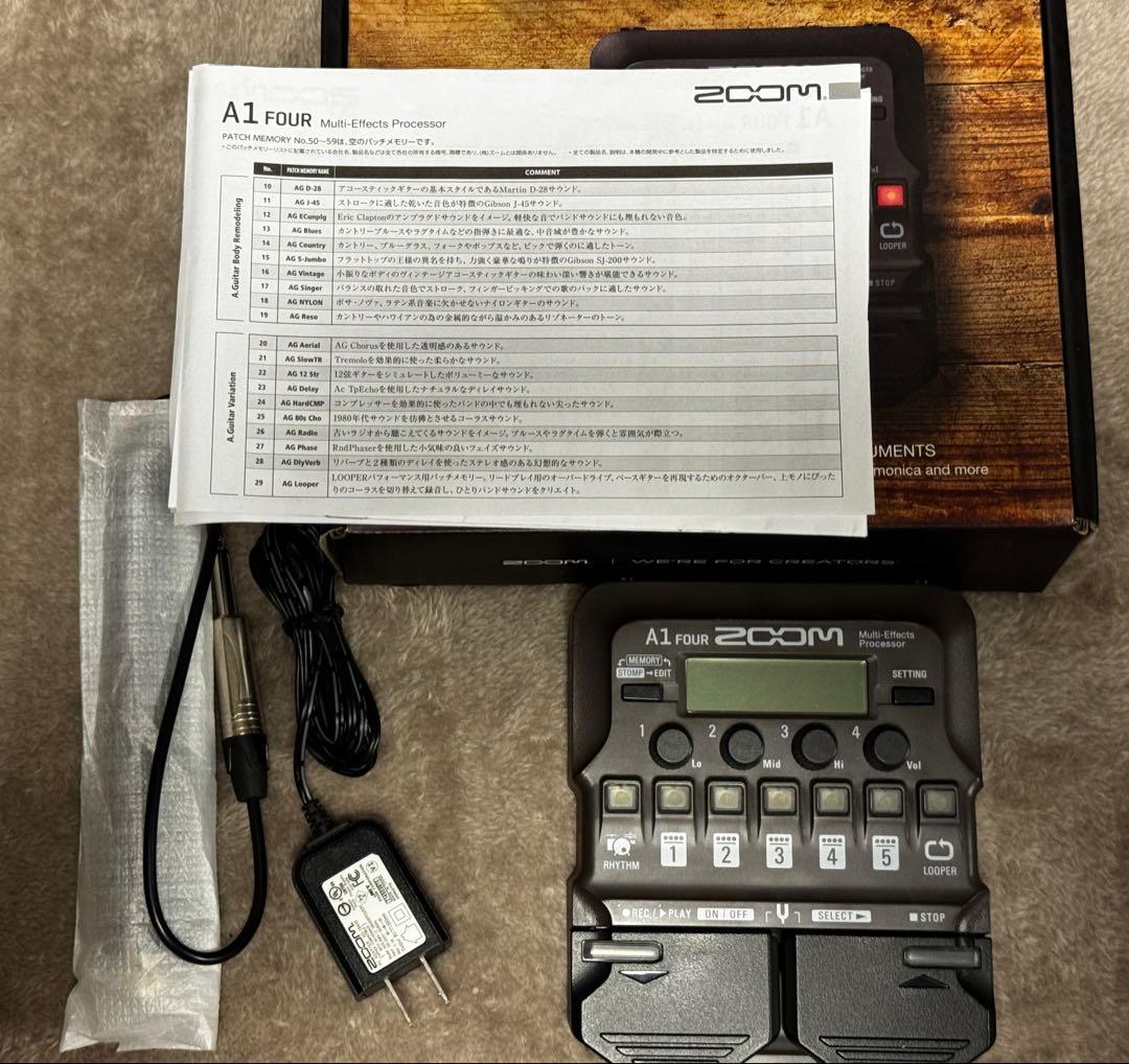 ZOOM A1 FOUR マルチエフェクター　中古美品　お値下げ ZOOM|マルチエフェクター/A1 FOUR|【ハードオフ公式通販】オフモール